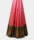 Pinkish Orange Handwoven Kanjivaram Silk Pavadai T2082532