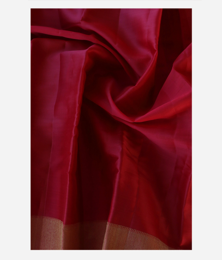 Maroon Kora Organza Kanjivaram Silk Saree T2107572