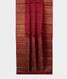 Maroon Kora Organza Kanjivaram Silk Saree T2107574