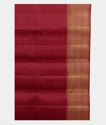 Maroon Kora Organza Kanjivaram Silk Saree T2107575
