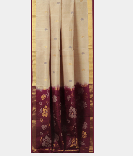 Beige Uppada Silk Saree T2113022