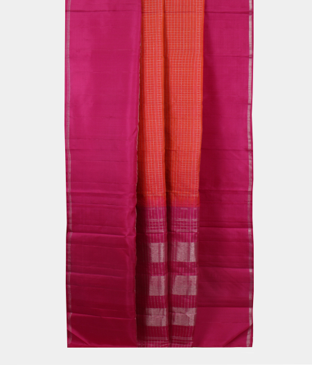 Peach Handwoven Kanjivaram Silk Saree T1963362