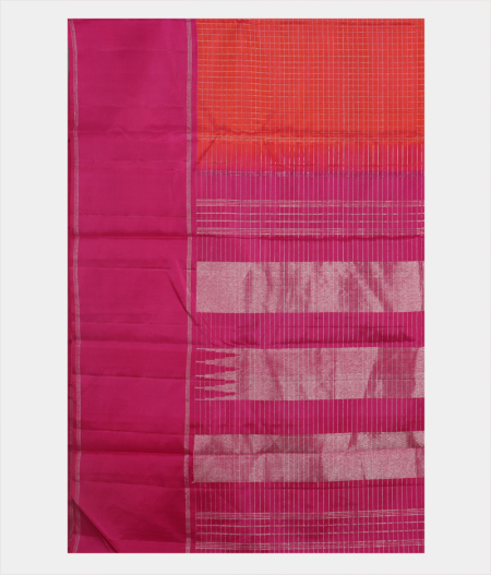 Peach Handwoven Kanjivaram Silk Saree T1963364