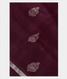 Burgundy Banaras Organza Saree T2069291