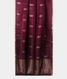 Burgundy Banaras Organza Saree T2069292