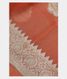 Peach Banaras Organza Saree T1871681