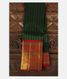 Dark Green Handwoven Kanjivaram Silk Saree T2060831