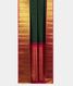 Dark Green Handwoven Kanjivaram Silk Saree T2060832