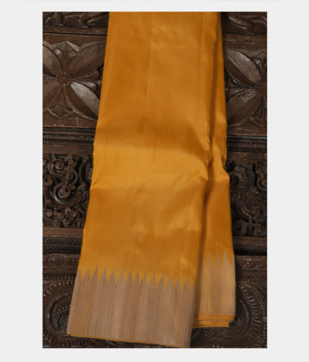 Yellow Handwoven Kanjivaram Silk Saree T209807-image
