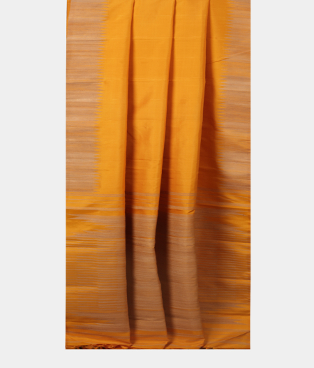 Yellow Handwoven Kanjivaram Silk Saree T2098072