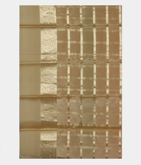 Pinkish Orange Silk Cotton Saree T1997813