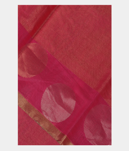 Magenta Silk Cotton Saree T208693-image