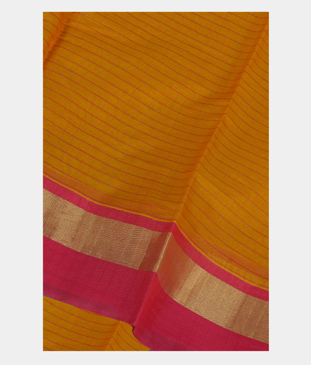 Yellow Silk Cotton Saree T200049-image