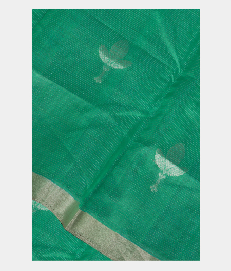 Green Silk Cotton Saree T208584-image