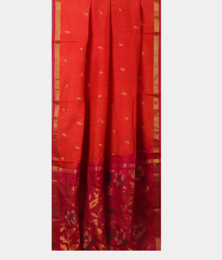 Orange  Uppada Silk Saree T2112562