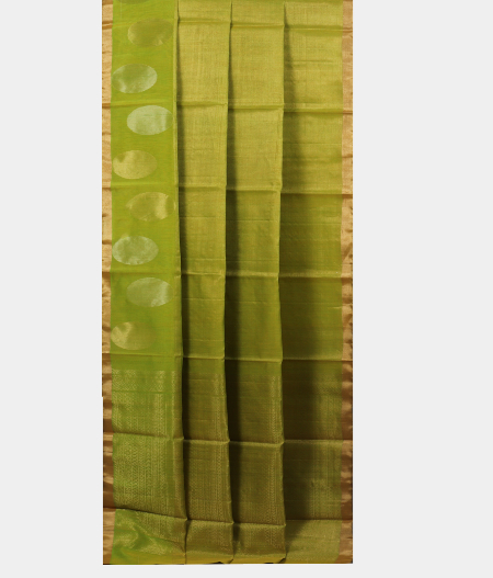 Light Green Silk Cotton Saree T1885762