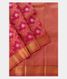 Magenta Handwoven Kanjivaram Silk Saree T1929223