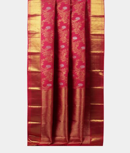 Magenta Handwoven Kanjivaram Silk Saree T1929224