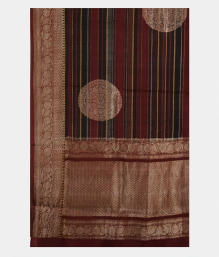 Multicolour Kora Organza Printed Saree T2033634