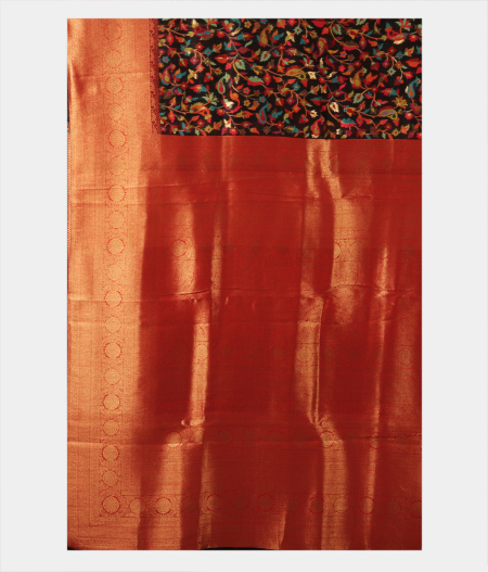Black Cashmere Kani Silk Saree T2134644
