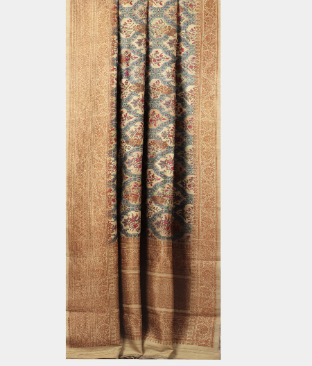 Beige Tussar Printed Saree T2114632