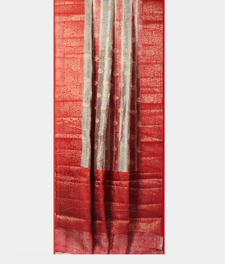 Beige Chaniya Silk Saree T206965 2