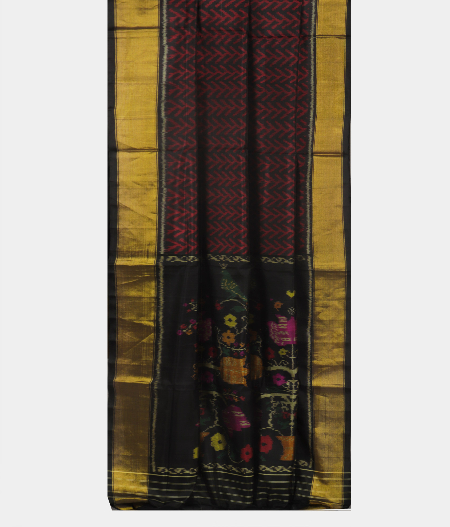 Black  Patola Silk Saree T1958412