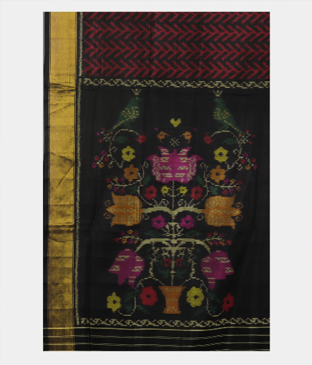 Black  Patola Silk Saree T1958414