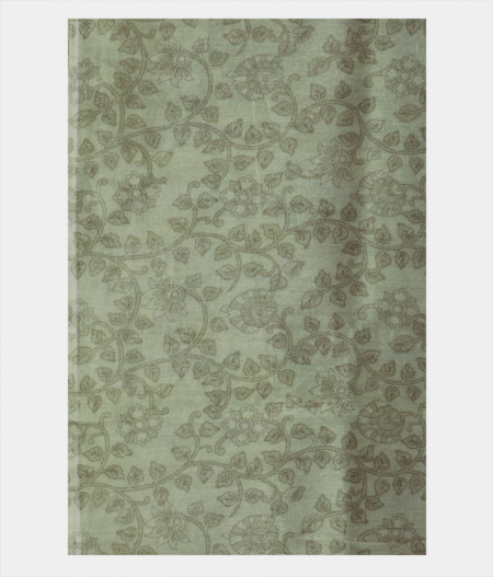 Light Green Organza Embroidery Saree T2121234