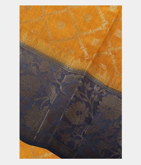 Yellow Chaniya Silk Saree T211022-image