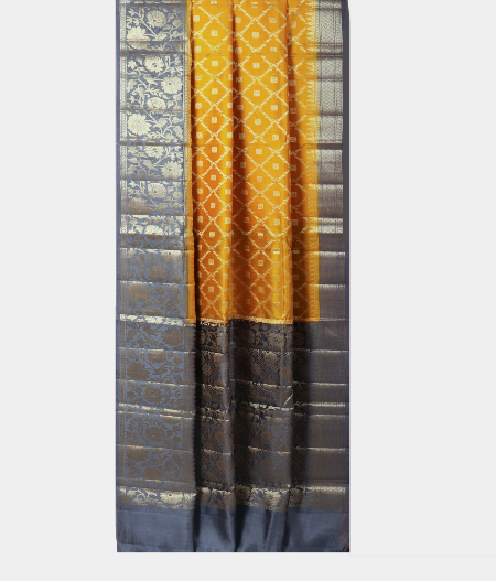 Yellow Chaniya Silk Saree T2110222