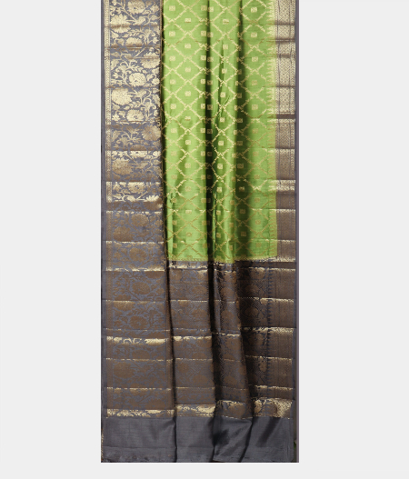Green Chaniya Silk Saree T2110292
