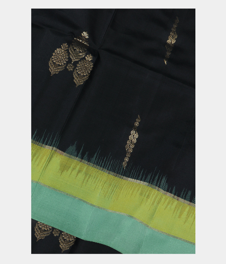 Black Soft Silk Saree T209447-image