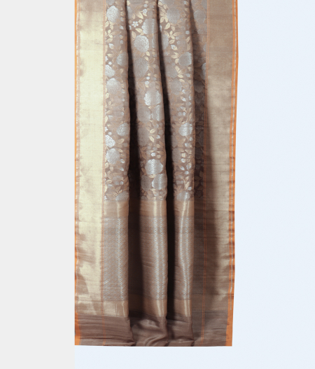 Grey Banaras Tussar Saree T2121762