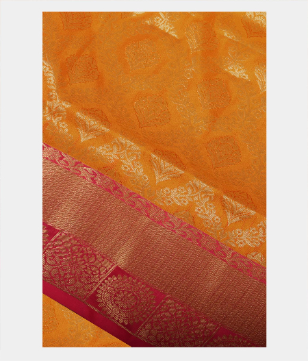 Yellow Soft Silk Saree T200349-image