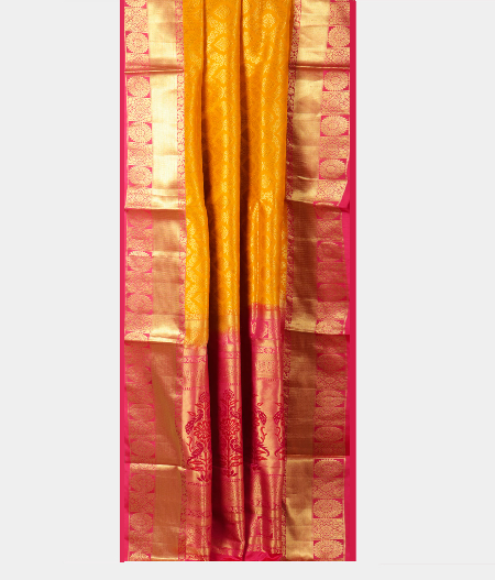 Yellow Soft Silk Saree T2003492