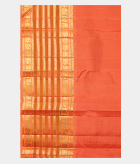 Midnight Blue Handwoven Kanjivaram Silk Saree T2076413