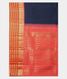 Midnight Blue Handwoven Kanjivaram Silk Saree T2076414