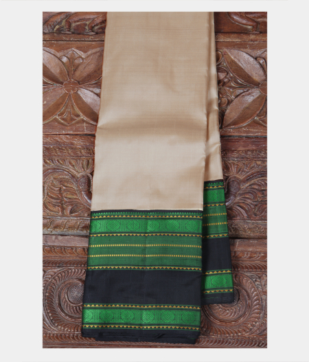 Beige Handwoven Kanjivaram Silk Saree T203615-image