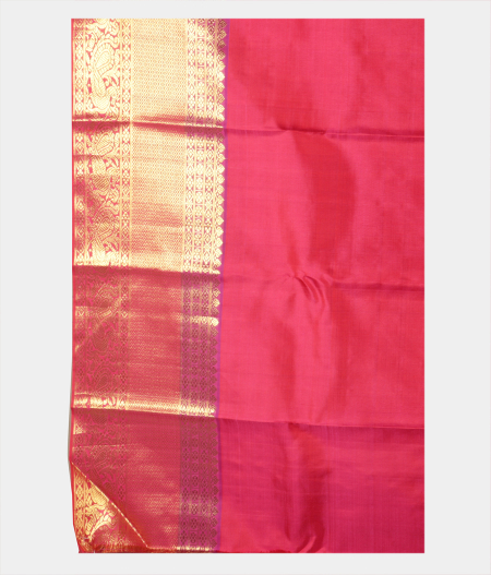 Yellow Handwoven Kanjivaram Silk Saree T2085573