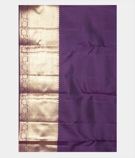 Purple Handwoven Kanjivaram Silk Saree  T2124623
