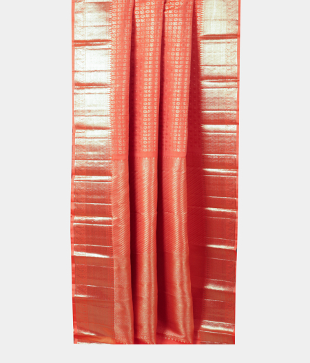 Orange Handwoven Kanjivaram Silk Saree T2056712