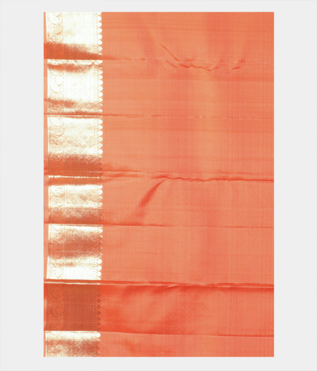 Orange Handwoven Kanjivaram Silk Saree T2056713