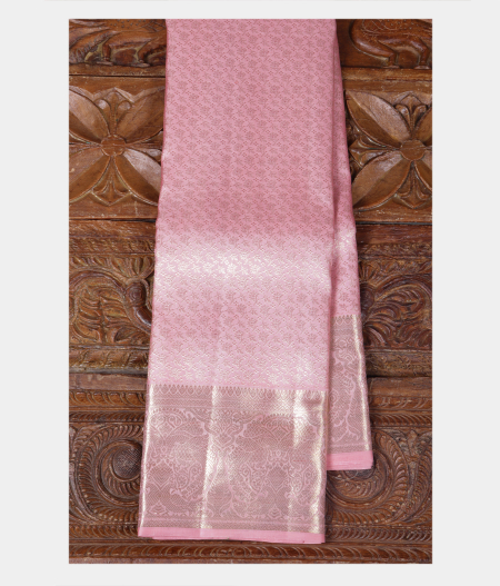 Light Pink Handwoven Kanjivaram Silk Saree T208177-image