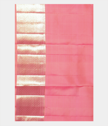 Peach Handwoven Kanjivaram Silk Saree T2124493