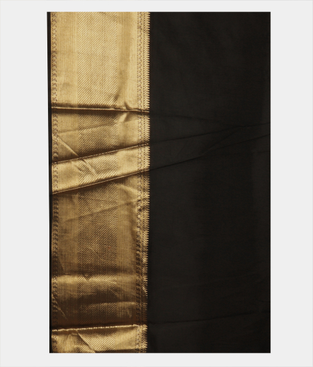 Beige Hand Printed Kanjivaram Silk Saree T1338254