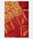 Beige Hand Printed Kanjivaram Silk Saree T1532462