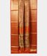 Beige Hand Printed Kanjivaram Silk Saree T1699893