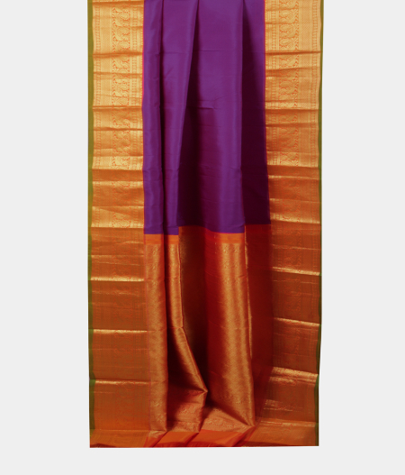 Purple Soft Silk Saree T2111732