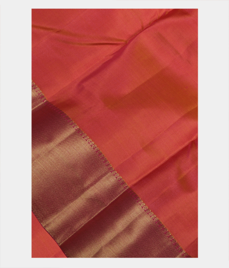 Pinkish Orange Soft Silk Saree T211540-image
